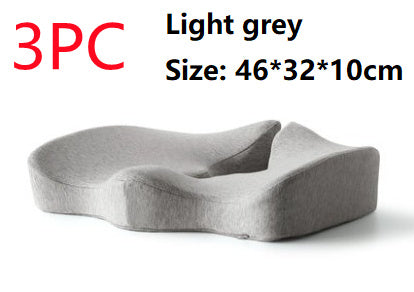 Pressure Relief Seat Cushion And Back Relief Lumbar Pillow Breathable Ass Cushion Non-Slip Wear-Resistant Office Chair Pads