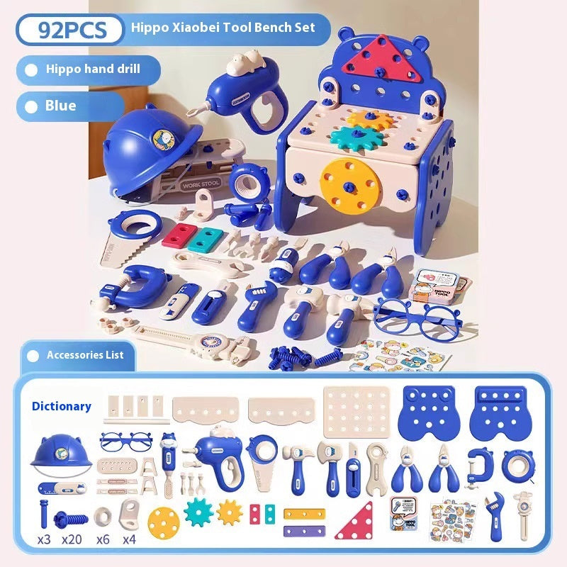Children's Repair Toolbox Assembly And Disassembly