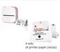Portable Mini Thermal Label Printer Home Photo Printer Student Wrong Question Printer Bluetooth-compatible Mini Label Printer Price Tag