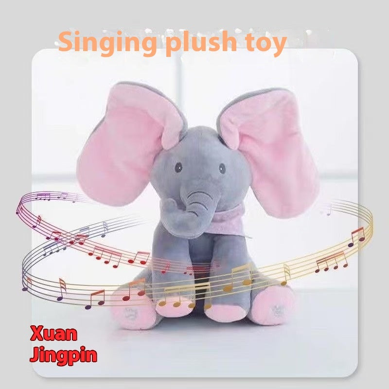 New hide-and-seek elephant plus toy baby Singing Plush Toyse