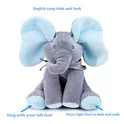 New hide-and-seek elephant plus toy baby Singing Plush Toyse