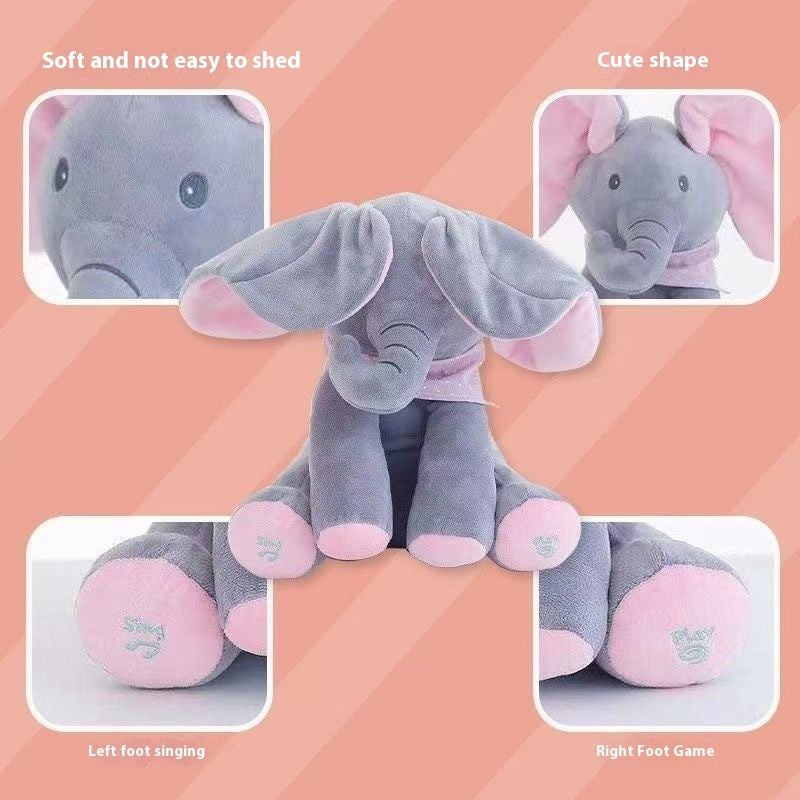 New hide-and-seek elephant plus toy baby Singing Plush Toyse