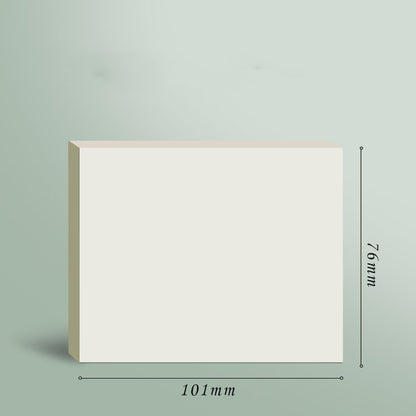 Fir Orange Lattice Transparent Post-it Note PET Waterproof Hand Account